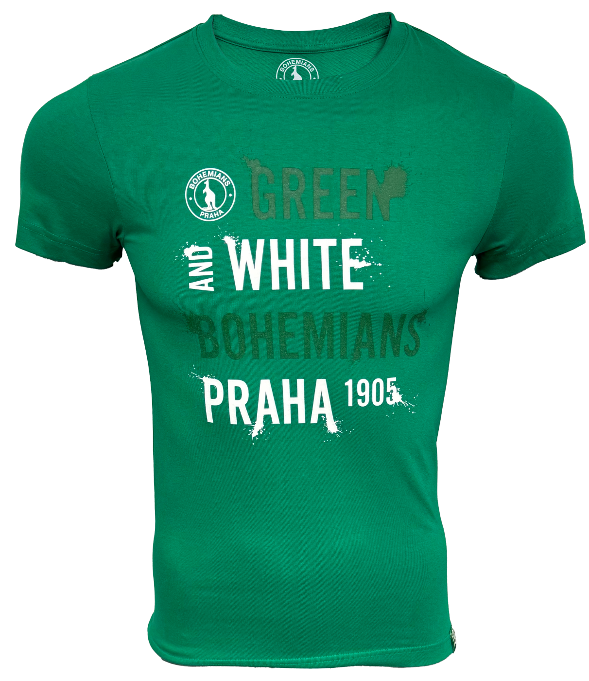5459-tricko panske zelene green white